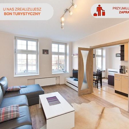 Gdanskie Apartamenty - Apartament Targ Rybny Z Widokiem Na Motlawe Buitenkant foto
